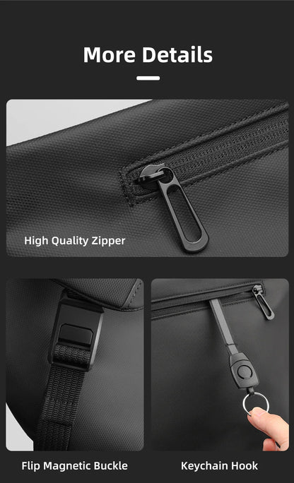 Water Repellent Messenger Bag Men Bags Casual Shoulder Crossbody Bags Fit 11 inch Ipad Fashion Outdoor Cycling Side Bag  Male
