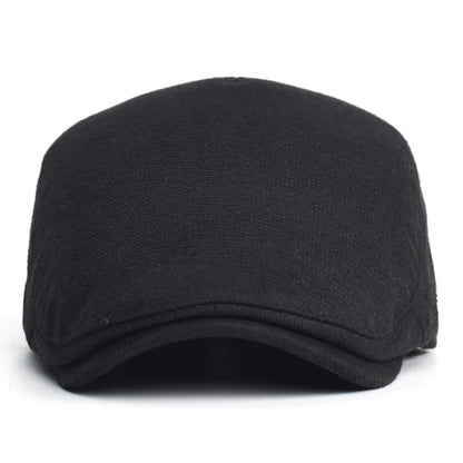Autumn Winter Thick Warm Newsboy Caps Men Women Soft Beret Hat Casual Fashion Detective Hats Retro Driver Flat Caps
