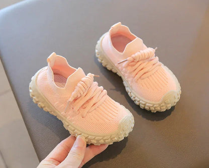 Sport Running Soft Casual Breathable Spring Autumn Baby Boys Girls Bottom Non-Slip Kids Sneakers Children Shoes