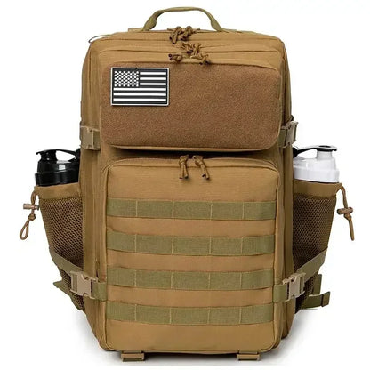 45L Tactical Backpack for Men  Outdoor camping equipment back pack Hiking Survival Rucksack travel backpacks School Bag