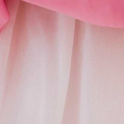 Summer Ruffles Bridesmaids Party Girls Dress Elegant Bow Wedding Birthday Princess Dresses Girl Tulle Pageant Evening Costumes