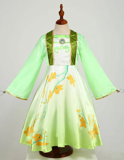 Girls Halloween Clothes Mulan Cosplay Dress Children Performance Costumes Girl Chinese Style Dress Disney Girl Priness Clothes