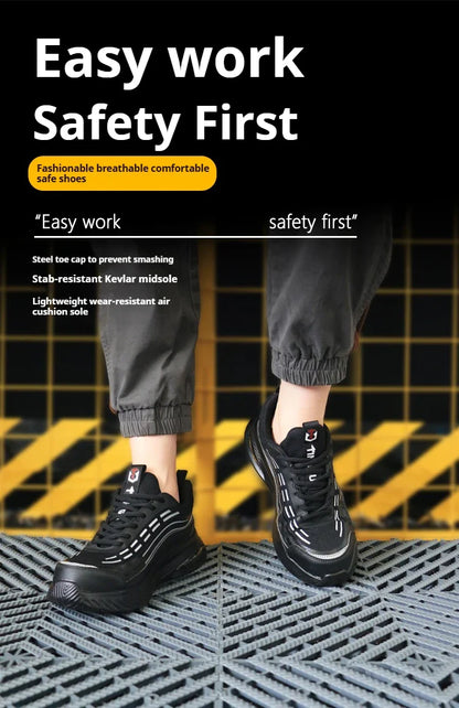 New insulated 10KV anti-smash and anti-puncture labor protection shoes Lightweight and breathable safety protection work shoes