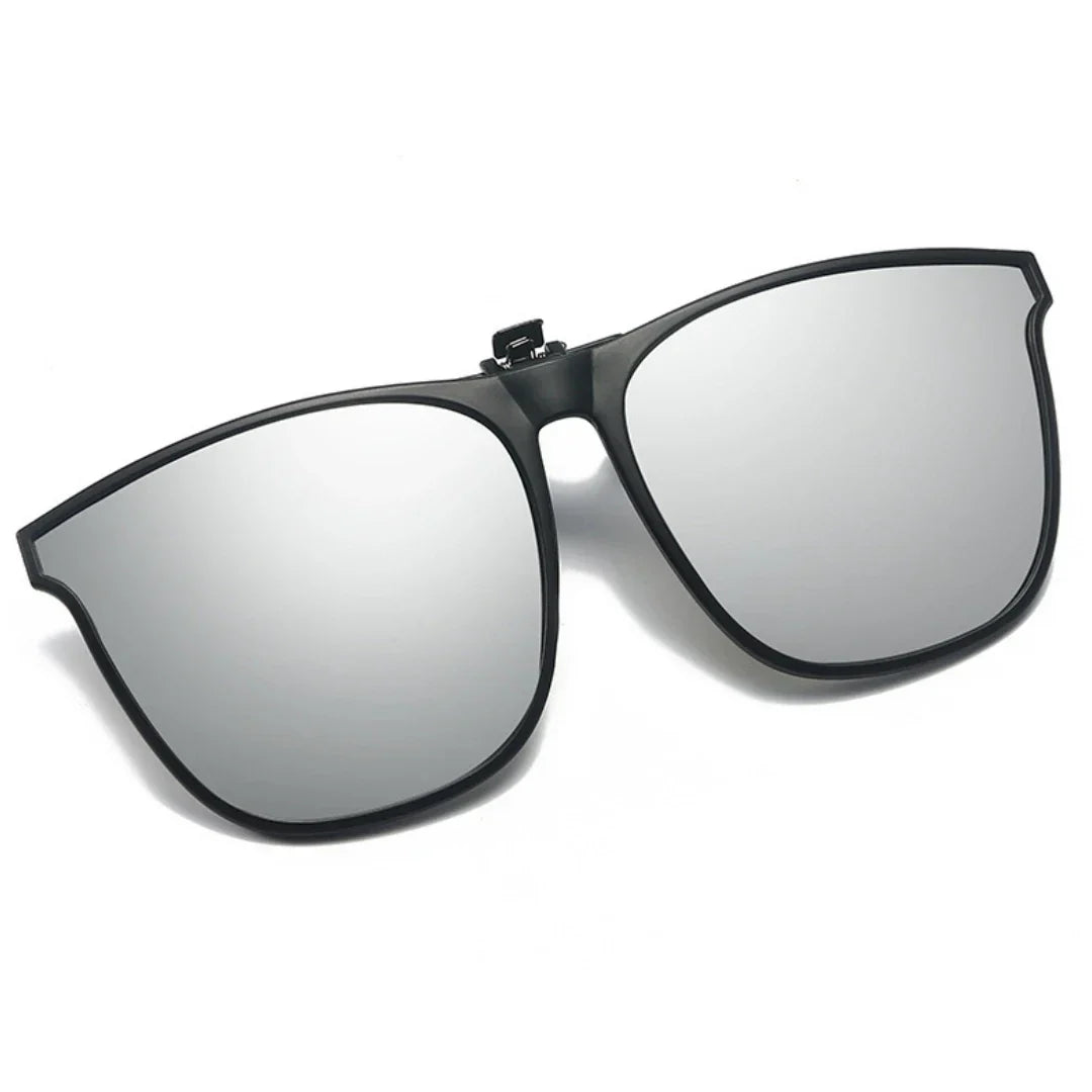 New PC Clip Sunglasses for Outdoor Fishing and Driving. Clip Sunglasses for Day and Night Use.