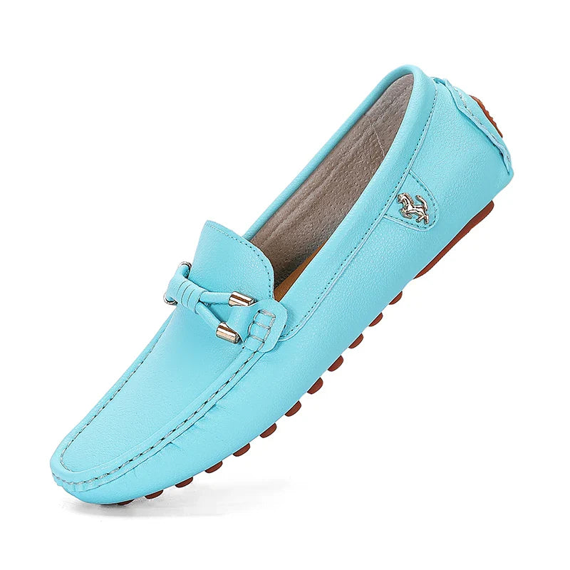 Summer Mens Fashion High Quality Outdoor Casual Leather Shoes Comfortable Breathable Classic 2024 New Slip on Men's Shoes