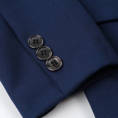 Suit for Kid Boys Wedding Formal Outfit Set Easter Gentleman Birthday Party Clothes Perform Tuxedo Pants + Blazer + Necktie 3PCS