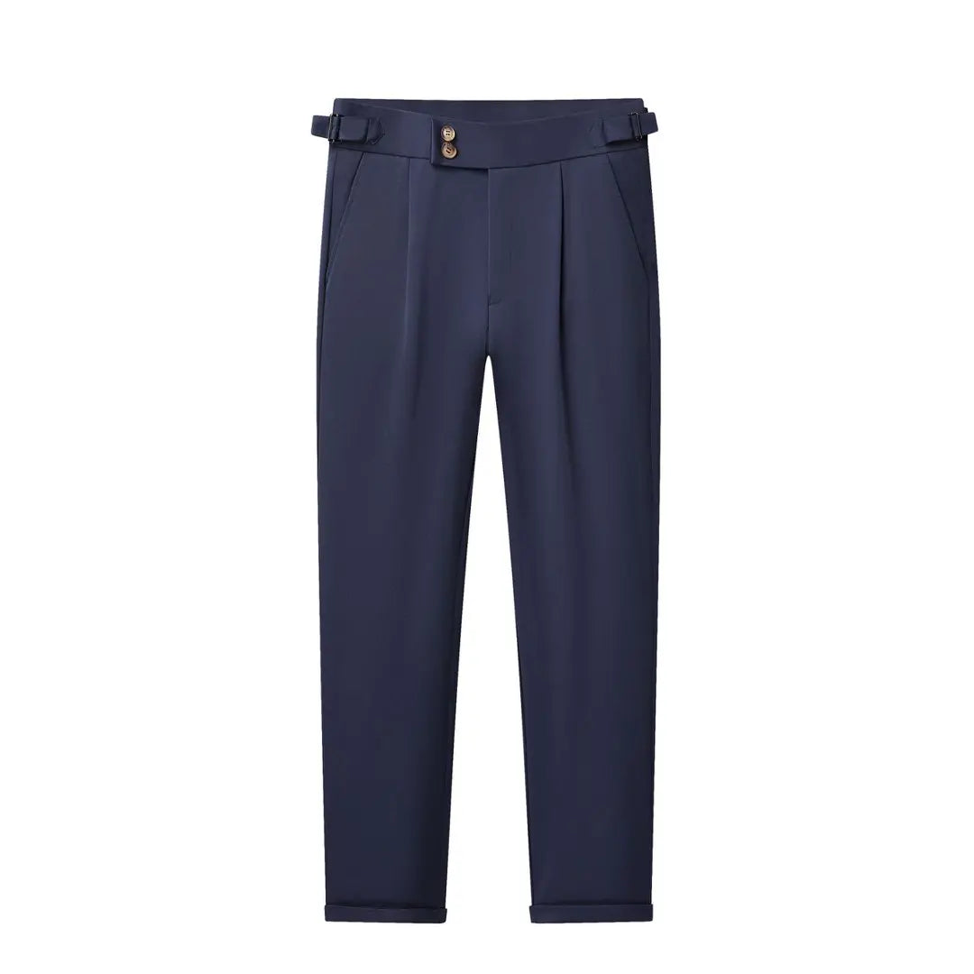 Quality New Fashion Mens Casual Pants Quick Dry Formal Dress Pants Stretch Men Regular Fit Suit Pants Work Trousers