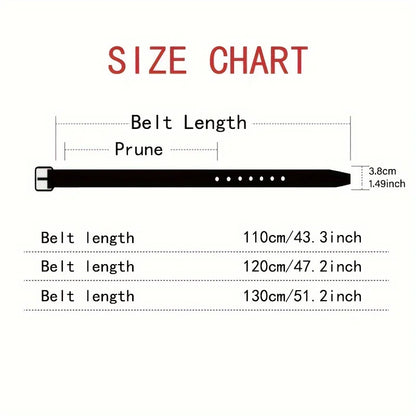 3.8cm Wide Men's Belt 110cm 120cm 130cm High-Quality Leather Belt Men's Retro Pure Cowhide Alloy Pin Buckle Jeans Men's Belt