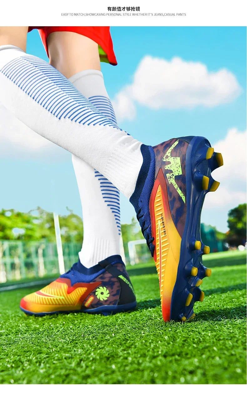 New Men Football Boots Breathable Unisex Ultralight Wholesale Professional Indoor Training Soccer Shoes Futsal Drop Shipping
