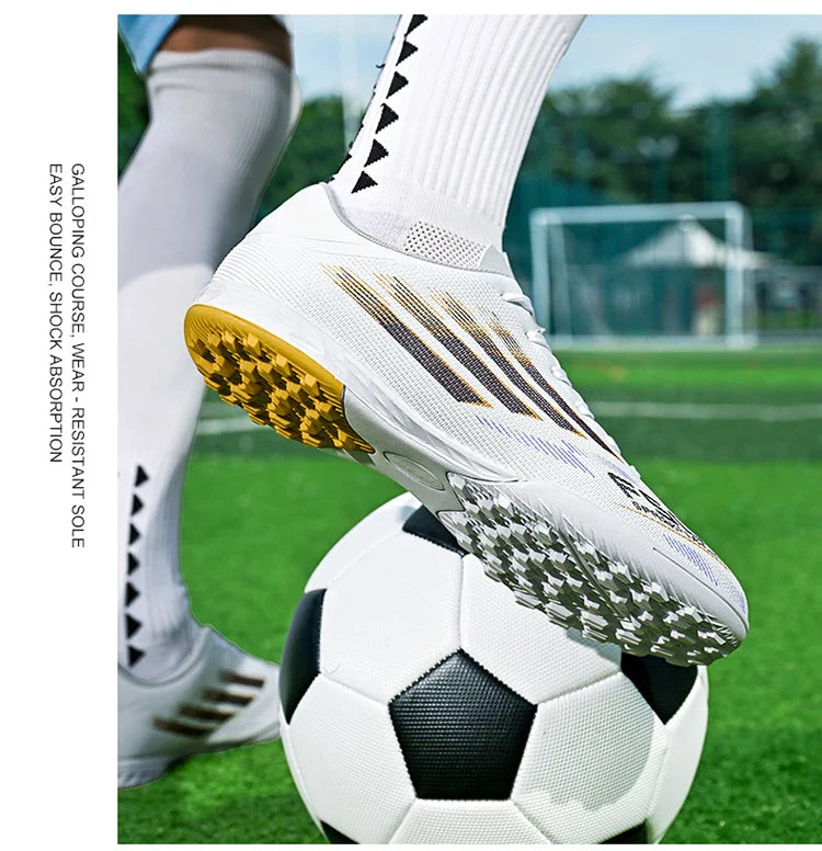Soccer Cleats for Mens Professional Football Boots Turf Soccer Shoes Indoor/Outdoor Low-top Sneakers Zapatos De Fútbol