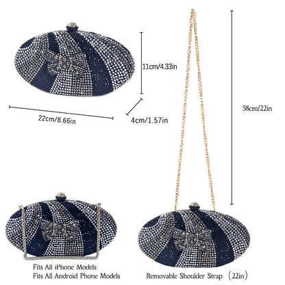 Exclusive Items for Banquet Personality Designed Irregular Bag and Stiletto Heel Diamond-Studded Handbag and Pointed Shoes