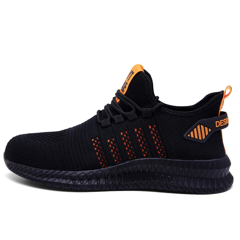 Work Safety Shoes Non-slip Waterproof Anti-smashing Steel Toe Puncture Working Boots Lightweight Fashion Sneakers For Men Women