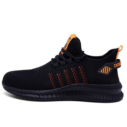 Work Safety Shoes Non-slip Waterproof Anti-smashing Steel Toe Puncture Working Boots Lightweight Fashion Sneakers For Men Women
