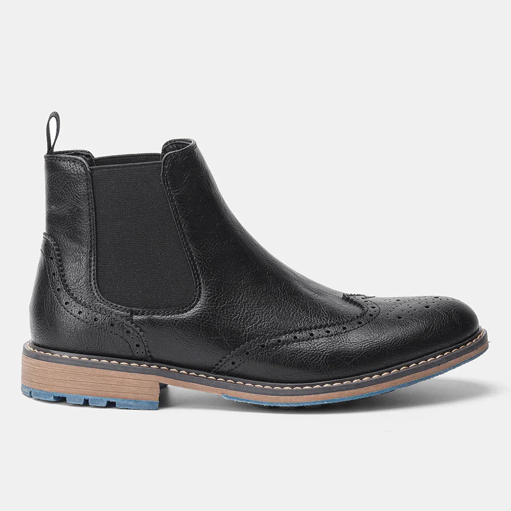 Size 8-13 Retro Men Boots 2025 Fashion Comfortable Spring Leather Boots