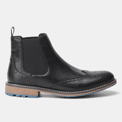 Size 8-13 Retro Men Boots 2025 Fashion Comfortable Spring Leather Boots