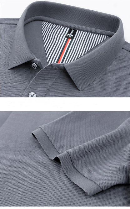 Luxury autumn and winter new Paul brand exquisite embroidered T-shirt high-end mens brand business casual comfortable polo shirt