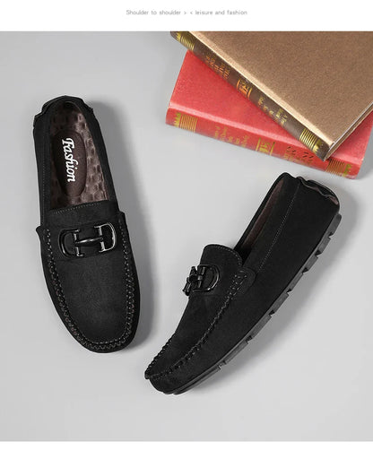 The 2025 new men's soft-soled comfortable casual shoes are versatile Lazy people can wear them on one foot Size 46 size 47
