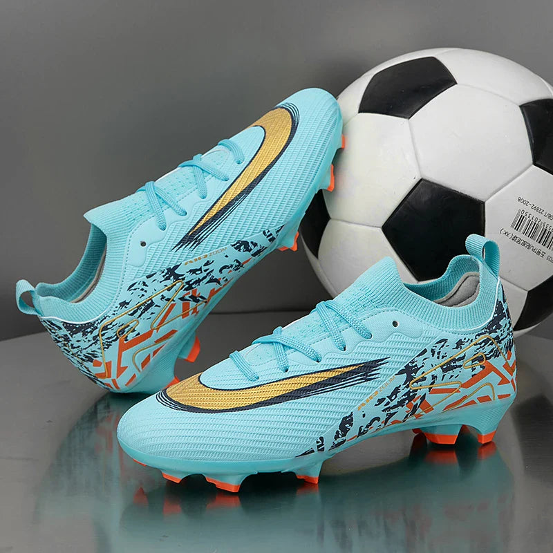 2025 Football Shoes Tiempo Legend 10 Elite FG Wear Resistant Shock Absorption Comfortable Anti-slip Round Head Long Spike
