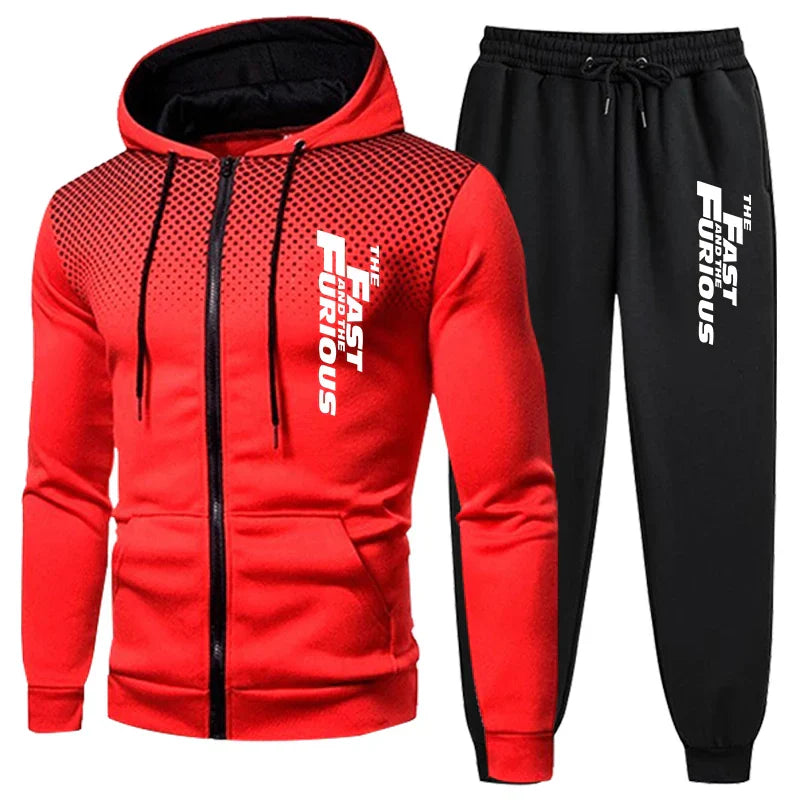 Hot Sale Men's Tracksuit Hooded Casual Single Piece Zipper Sweatshirt And Daily Single Sweatpants Comfort Outdoor Jogging Sports