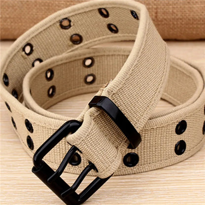 Men Belts Canvas Nylon Webbing Belt Fashion Casual Designer Unisex Belts High Quality Sports Military Strap Cargo Pants Belt
