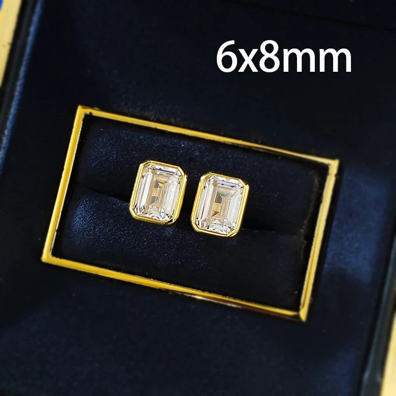 Classic Oval/Water drop Bubble Zircon Earrings for Women S925 Silver Plated 18k Gold Party Fine Jewelry Wholesale