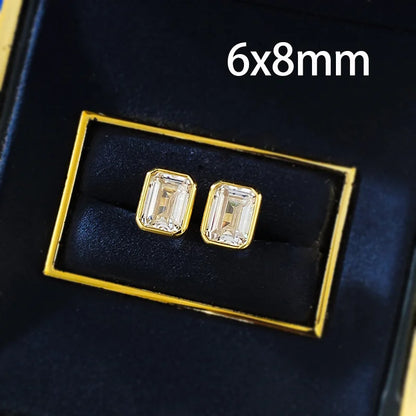 Classic Oval/Water drop Bubble Zircon Earrings for Women S925 Silver Plated 18k Gold Party Fine Jewelry Wholesale