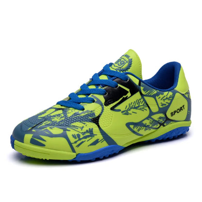 Children Soccer Shoes Sports Society Field Boy Football Shoes Futsal Fast Indoor Sneaker Original Ankle Cleats Football Boots