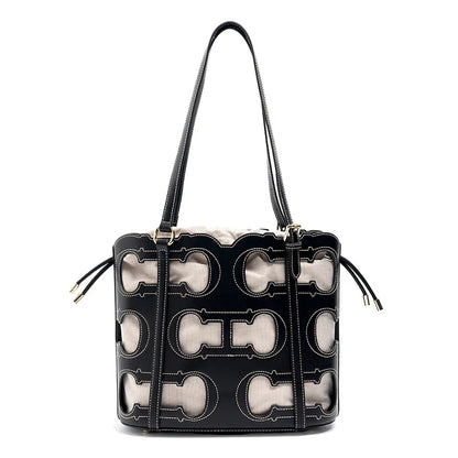 High-end Brand Women's Handbag Fashion Hollow 2025 New Large Capacity Simple Shoulder Bag