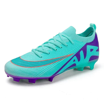 Men Football Boots Non-Slip Grass Training Sport Ultralight Soccer Shoes Unisex Outdoor Sports Shoes Breathable Drop Shipping