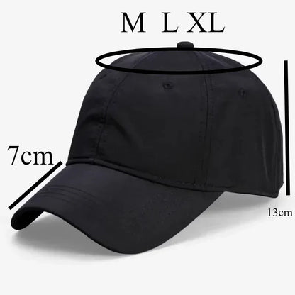Big Size Summer Quick Drying Baseball Cap Man Breathable Large Plus Head Size Sun Hats Male Outdoor Sport Visor Cap Gorros