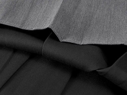 Gray Solid Folds Office Lady Casual High Waist A-line Loose Women's Skirt Mid-Calf Long Skirts For Women Clothing Fashion 2024