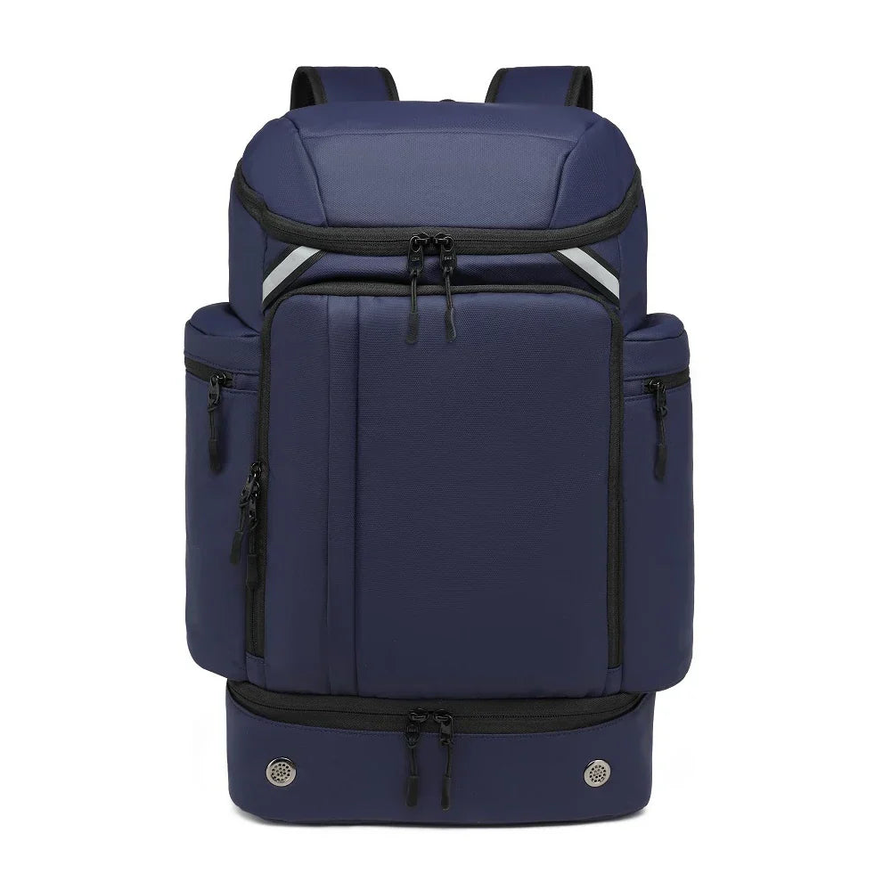 Men travel backpack large capacity trekking Backpack Business 17 Inch Laptop Backpack 50L Hiking fashion Backpack With shoe bag