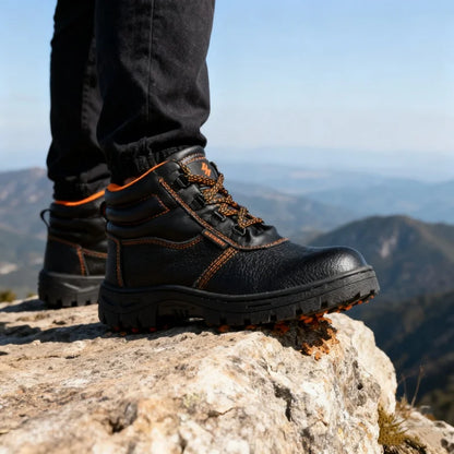 Comfortable Waterproof Safety Work Shoes For Men Steel Toe Office Boots Shoes Indestructible Construction Male Cheap Boots