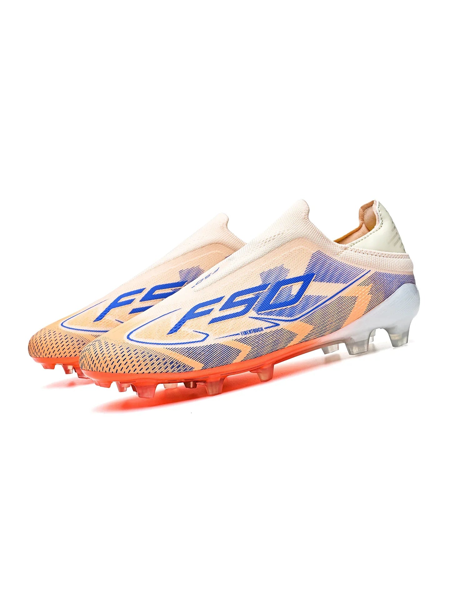 Lightweight AG/FG Long Nail Soccer Shoes，PU Fabric Stitching Upper，TPU Wear-resistant Sole，Quality Reliable for Youth Men Women