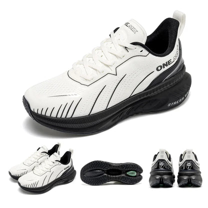 ONEMIX Tênis de corrida masculino com novo amortecimento, adequado para corredores pesados, com cadarço, para esportes, feminino, antiderrapante, atlético, masculino, para uso ao ar livre
