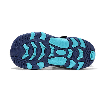 Summer Boys Sandals Casual Children Kids Rubber School Breathable Anti-Slip Beach Shoes Outdoor Anti-Bump Closed Toe Sandails