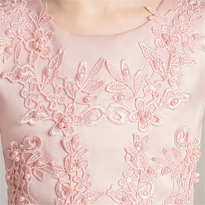 Kids Dresses For Girls Lace Dress Gown Princess Clothes Children Formal Evening Party Flower Girls Wedding Vestidois