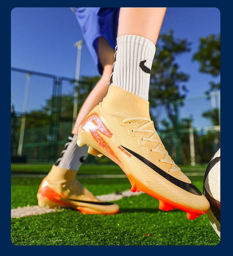 Quality Soccer Cleats for Men Soccer Shoes Society Boys Football Boots Male Football Shoes Sneakers Unisex Soccer Boots