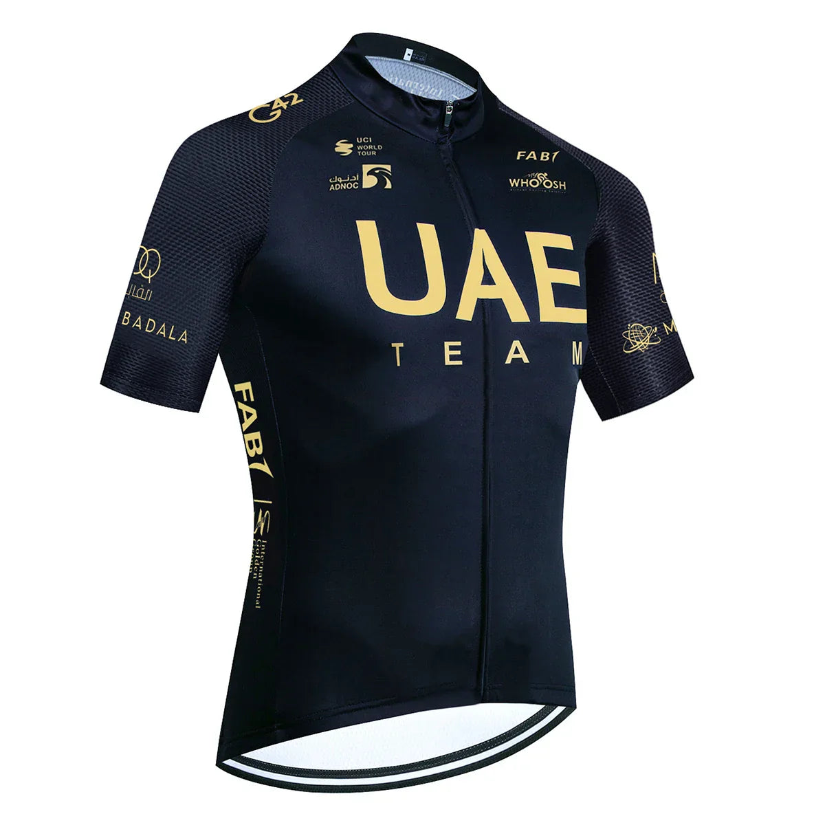 New UAE Cycling Jersey Gold Color Team Bike Jersey Shorts Set Men Women Quick dry Ropa Ciclismo Pro Bicycle T-Shirt Clothing