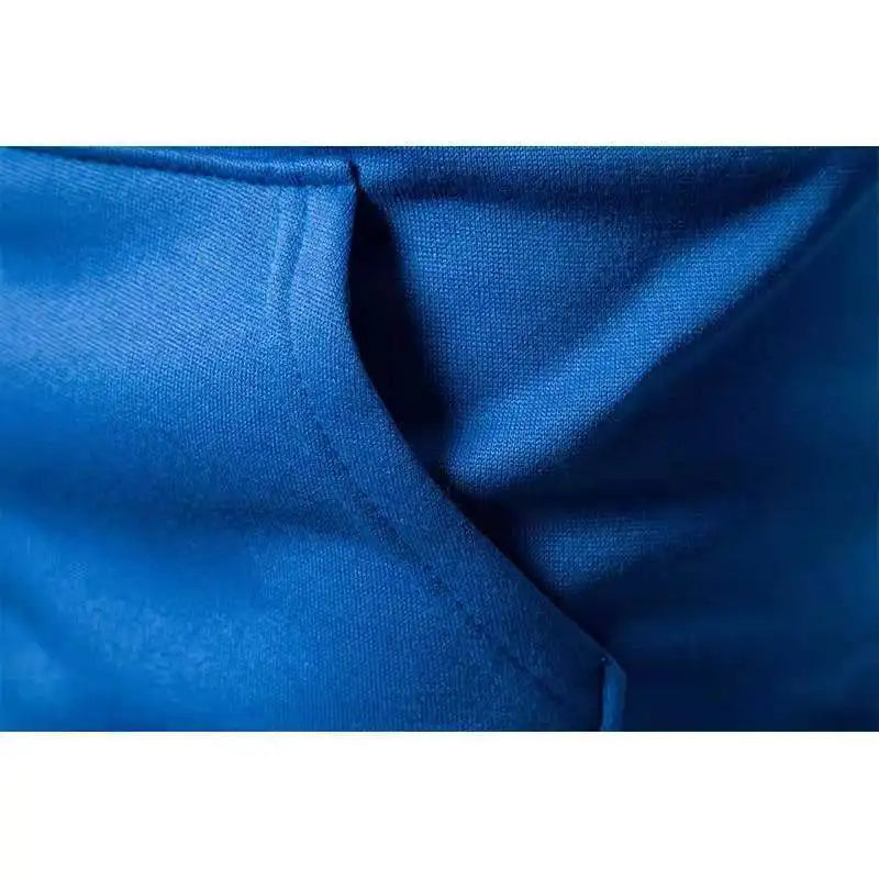 Spring And Autumn New Men's Set Casual Sportswear Printed Hooded Zipper Jacket + Trousers Two-piece Fashion Men's Clothing