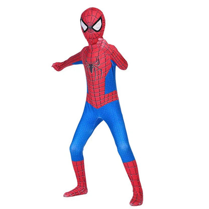 2026 High Quality Superhero Spidermans Costume Bodysuit For Kids Adult Spandex Zentai Halloween Party Cosplay Jumpsuit