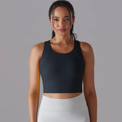 Nylon Sexy Women's Sports Bra Top Women Tight Elastic Gym Sport Yoga Bras Crop Top Yoga Clothes Stretch Women Sports Underwear