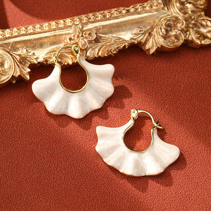 Jewelry Spring New Grid Enamel Earrings Simulated Pearl Dropping Oil Retro Style Earrings Women's Party Festival Gift