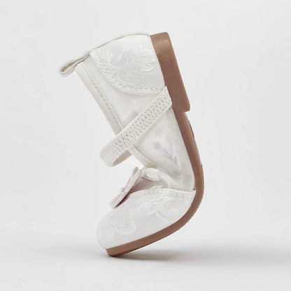 Girls Mesh Sandals Summer Children Cool Shoes Fashion Sweet Casual Party Breathable Satin Patterned Sandals DB2261272