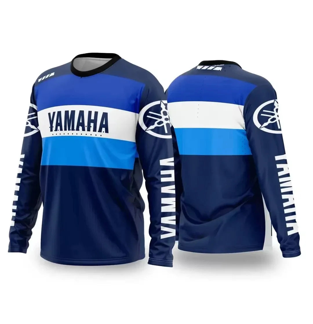 New Men Women Motorcycle Riding Clothes Loose Breathable Fast Drying Off-road Racing Clothes Long Sleeved Sports T-shirt