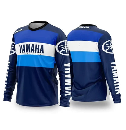 New Men Women Motorcycle Riding Clothes Loose Breathable Fast Drying Off-road Racing Clothes Long Sleeved Sports T-shirt