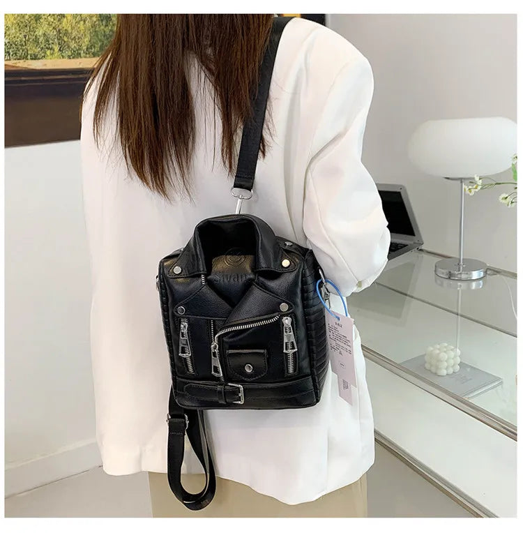 Hip hop Jacket Design Shoulder Bag Clothes Shape Women Handbag Fashion Brand  Lady Crossbody Bag Luxury Designer Travel Backpack