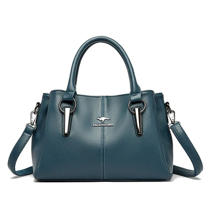 Genuine Fashion 3 Layers Luxury Handbags Women Bags Designer HIgh Quality Leather Crossbody Bags for Women 2024 Shoulder Bag