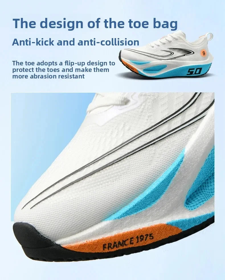 Carbon Plate Running Shoes Professional Marathon Racing Lightweight Bounce Cushion Breathable Sports Sneakers