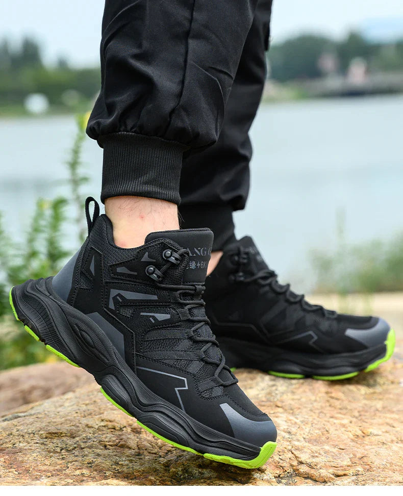 Steel Toe Kevlar-Midsole Safety Shoes Men Anti-Puncture Anti-Smash Non Slip Industrial Work Boots Protection Tactical Boots